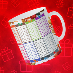 Лабубу с таблицей умножения