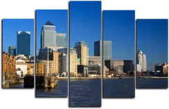 Модульная картина "Город на воде"