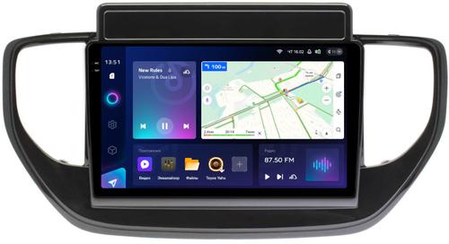 Магнитола для Hyundai Solaris 2 2020-2022 (штатная навигация) - Teyes CC3-2K на Android 10, Быстрая, 2K QLED, CarPlay, 4G SIM-слот