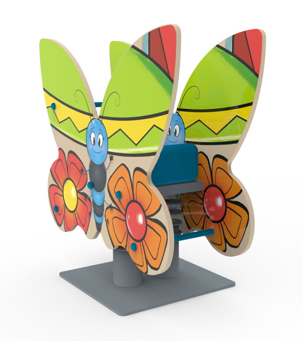 Качели на пружине «Бабочка», паттерн Фэнтази КЧ059.02