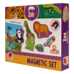 Магнитный набор с доской "Зоопарк" / "Zoo"