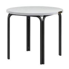 Столик кофейный ror, Ø50 см, черный/серый