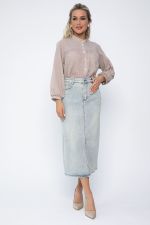 Юбка Мюнхен (голубо-зеленая) Ю13644-4М LT Collection