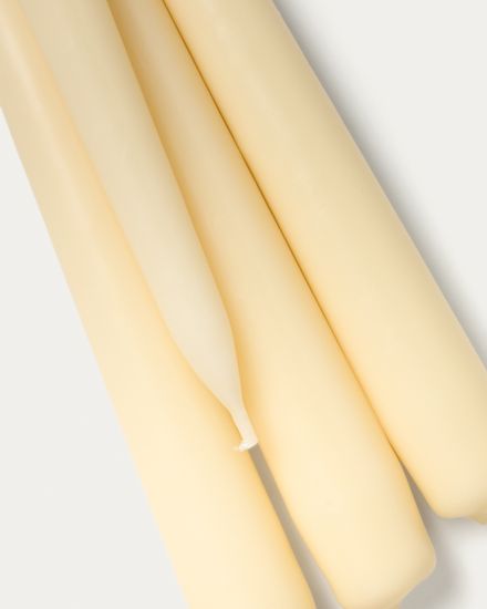 Набор Talinen из 4 белых свечей