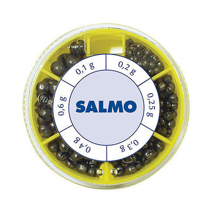 Набор грузил Salmo ДРОБИНКА 50 г, 6 секций, стандартные