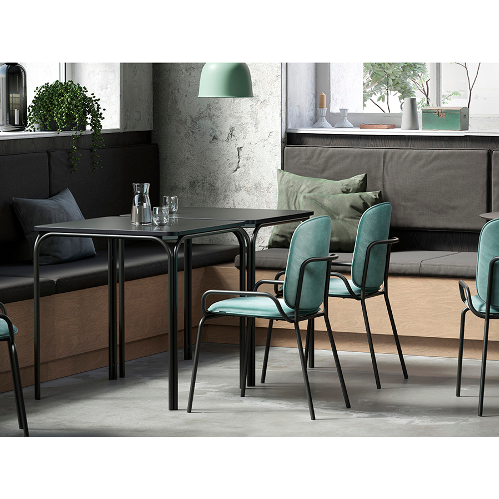 Стол обеденный LATITUDE Ror, 85х120 см, черный