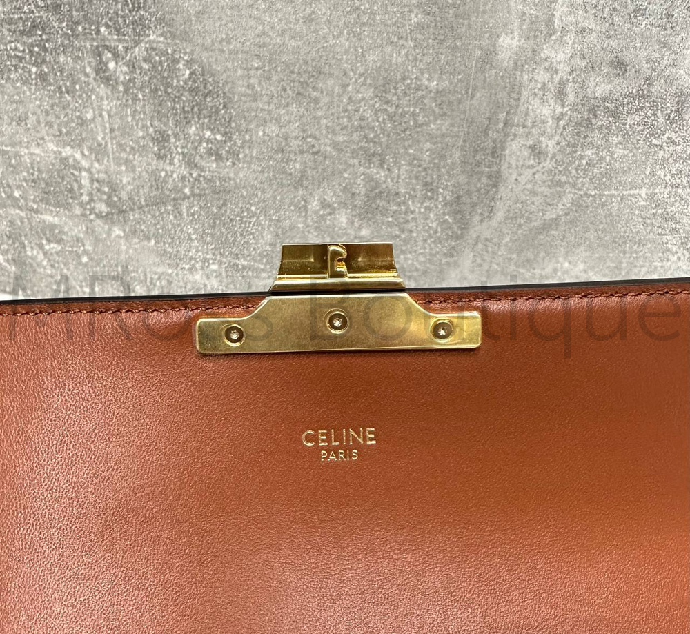 Сумка Celine через плечо Claude из холста Triomphe