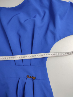 Платье васильковое 40 размер