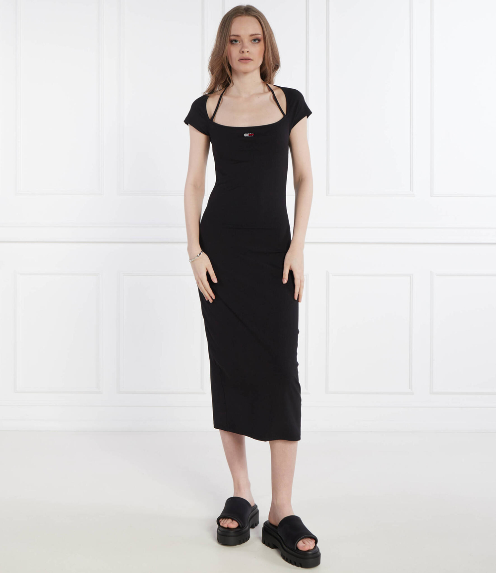 Платье BADGE Tommy Jeans - черный(DW0DW17943)