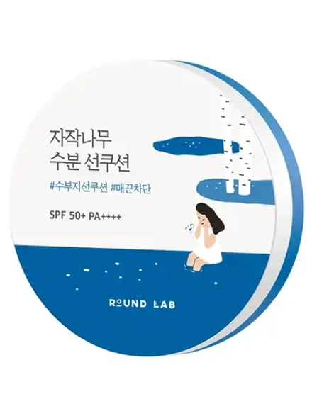 Round Lab Солнцезащитный крем-кушон SPF50 Birch Juice Moisturizing Sun Cushion 15 гр