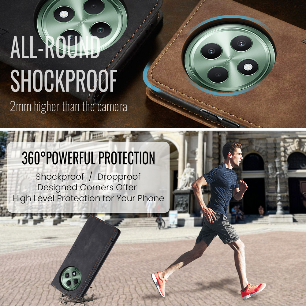 Чехол-книжка CaseMe Matte OPPO Reno 12F/12FS