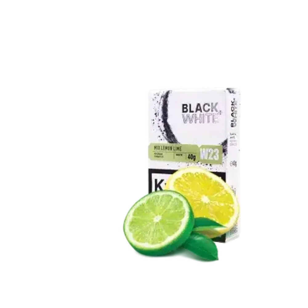 Black&amp;White Mix lemon lime (40g)