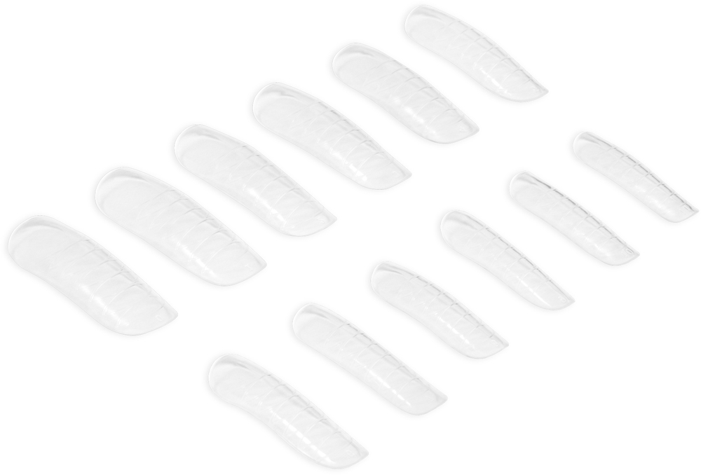 NEONAIL Duo Acrylgel Forms - шаблоны для ногтей тип 05 Oval Square, 120 szt.