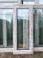 Окно Пластиковое Б/У 134(в) х 55(ш)