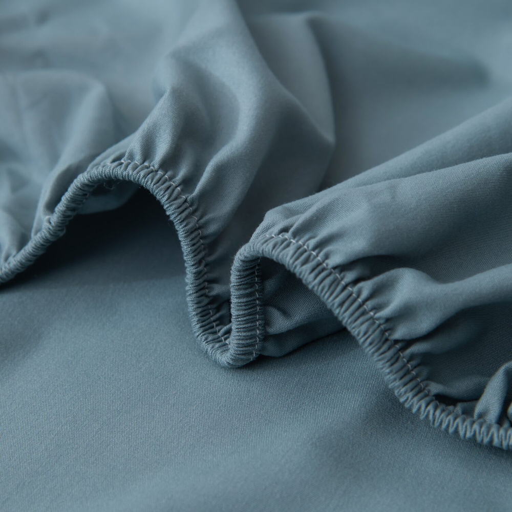 Комплект постельного белья Однотонный Сатин на резинке CSR045