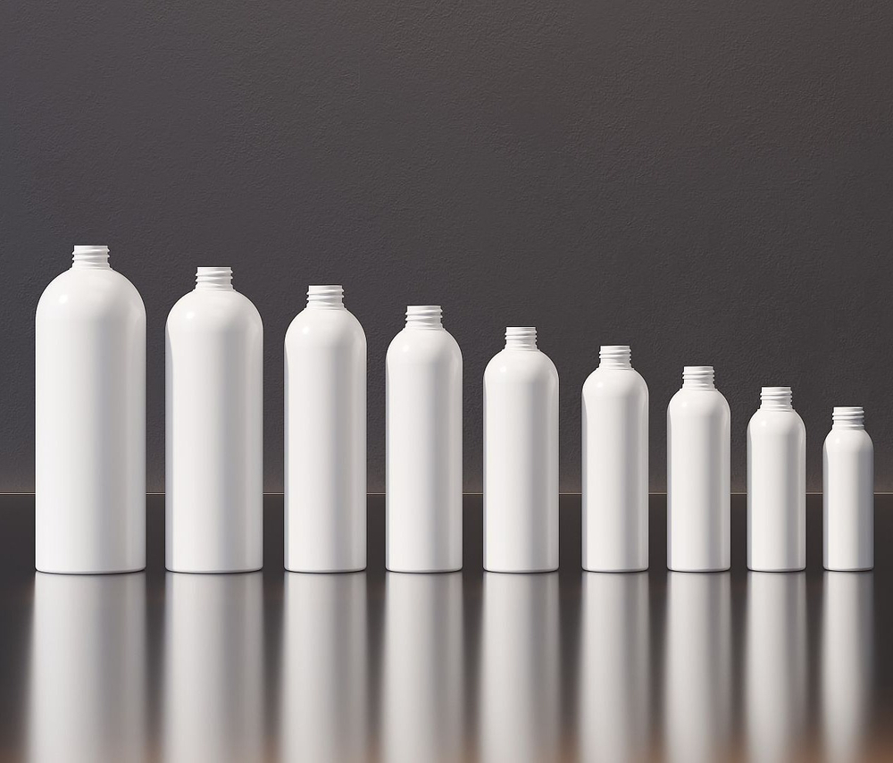 Флакон 250 мл 24 мм ПНД Покатые плечи