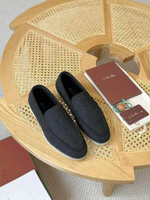 Лоферы Loro Piana Summer Walk с мехом
