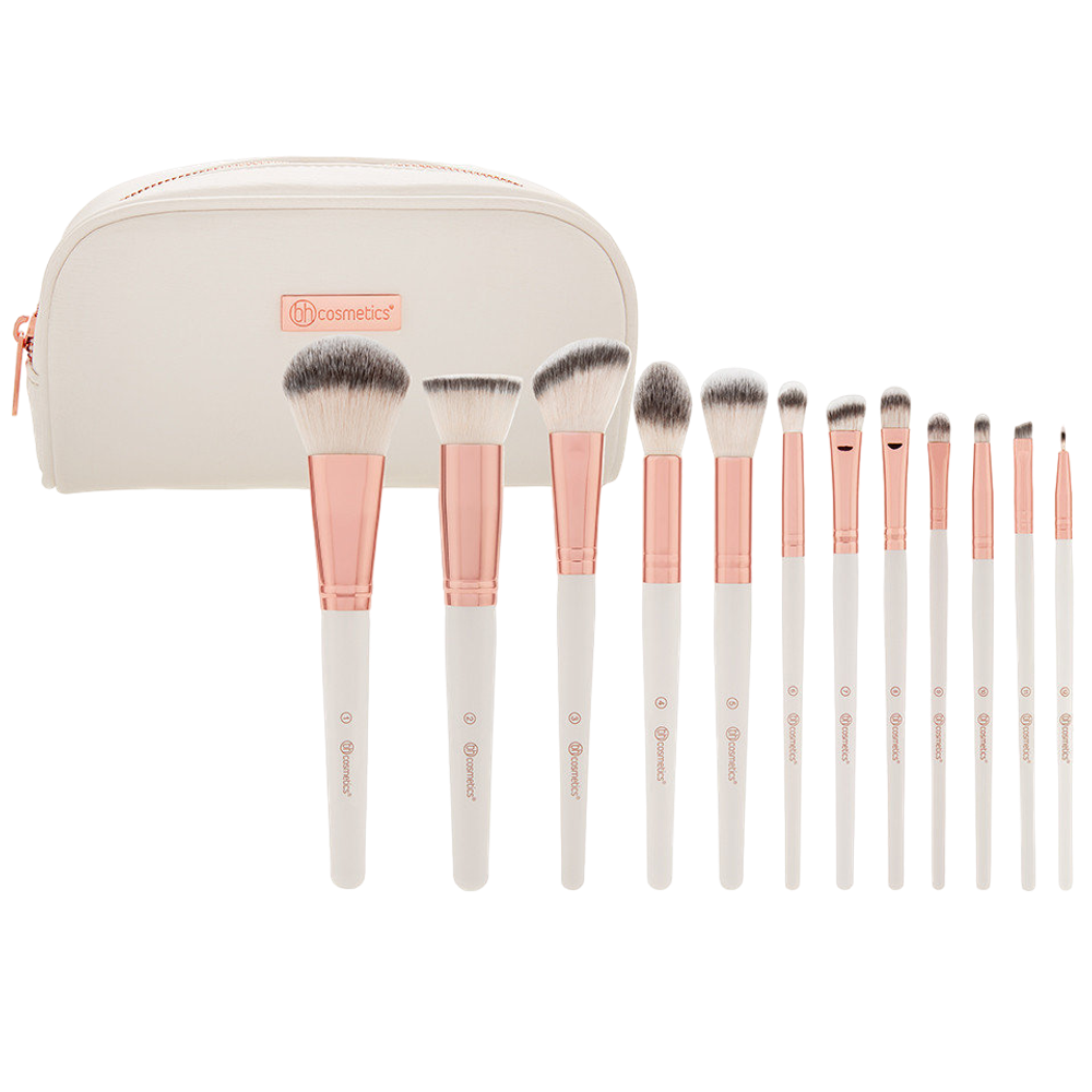 BH Cosmetics Rose Romance 12 piece brush set