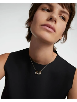 Подвеска-шарм Буква O серебро 925 пробы покрытое золотом