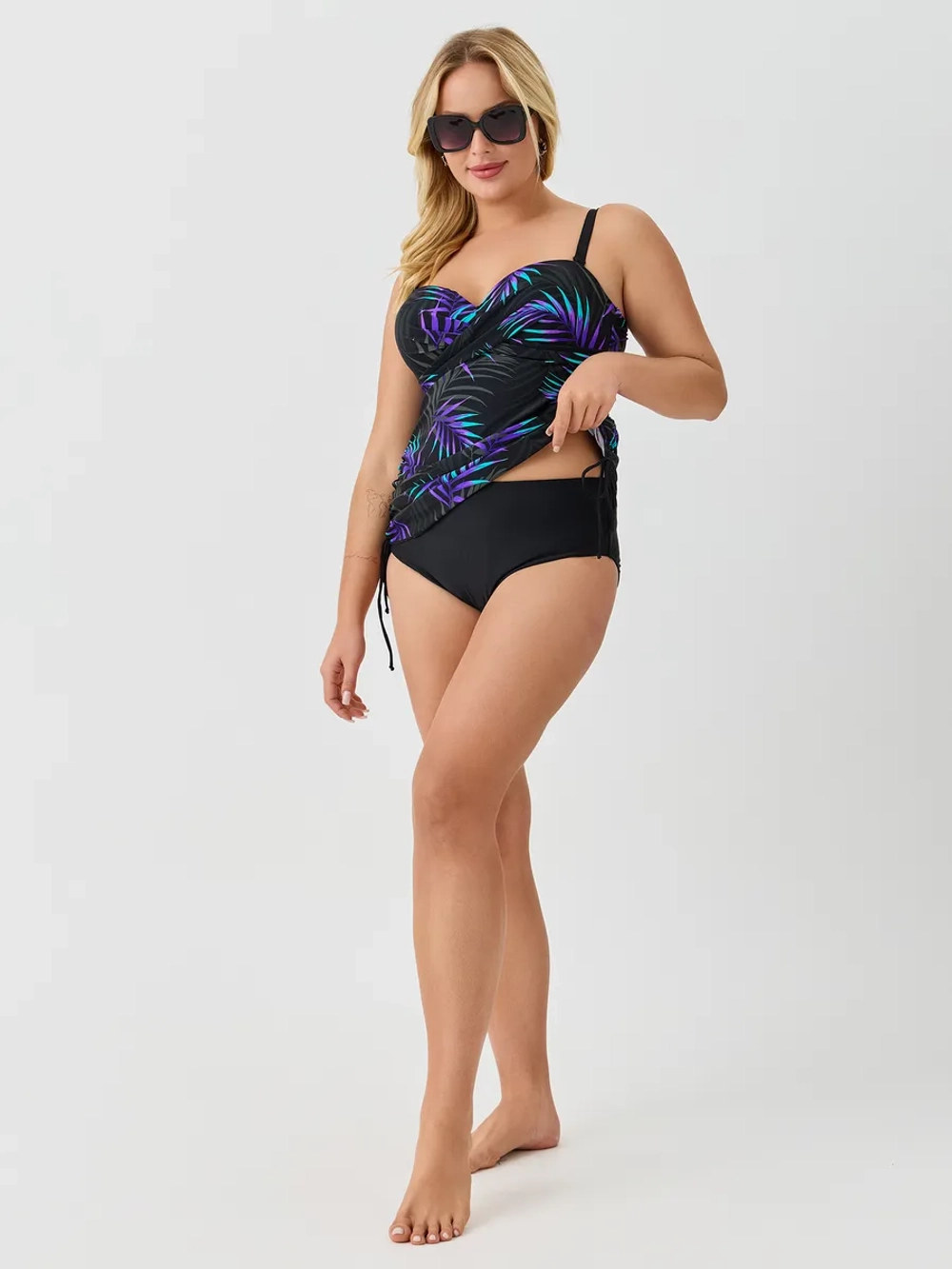 Купальник раздельный танкини закрытый