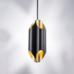 720087 Люстра SIENA 8х40W G9 ЧЕРНЫЙ/ЗОЛОТО