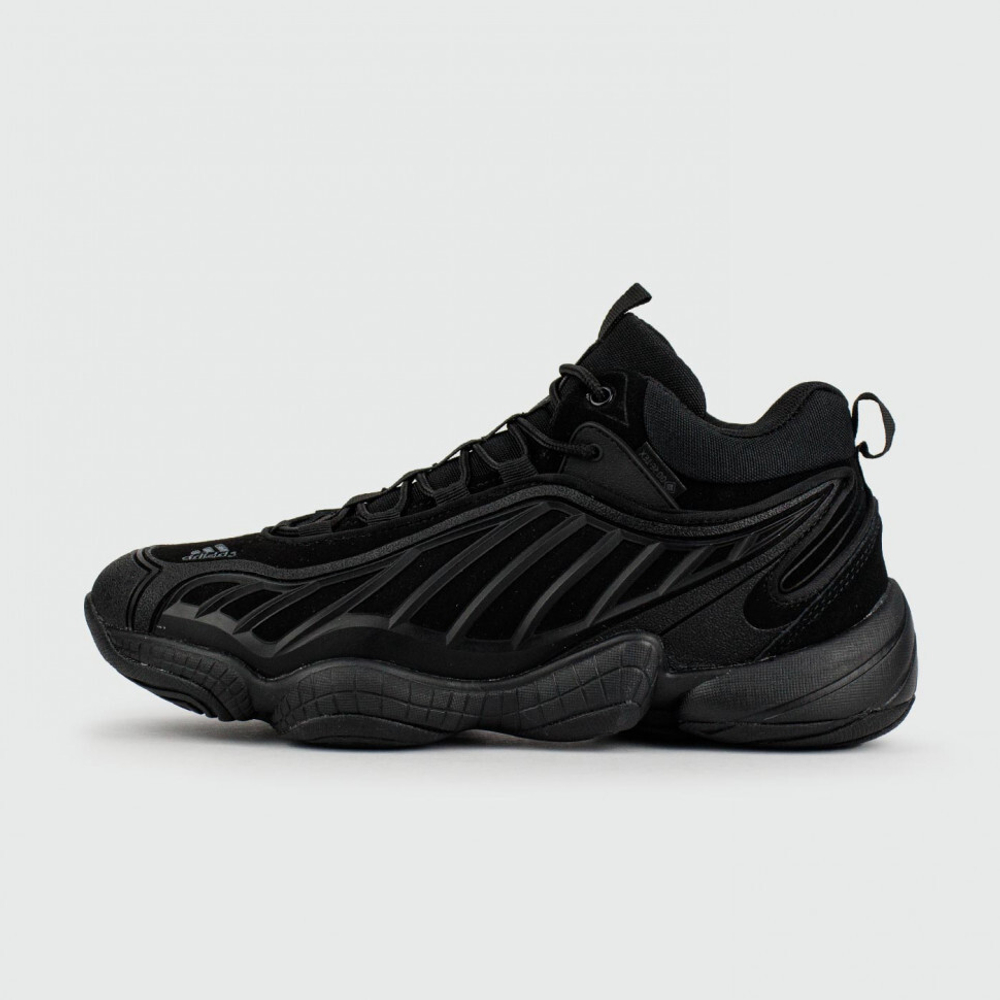 кроссовки Packer x Adidas FYW Intimidation Triple Black Winter