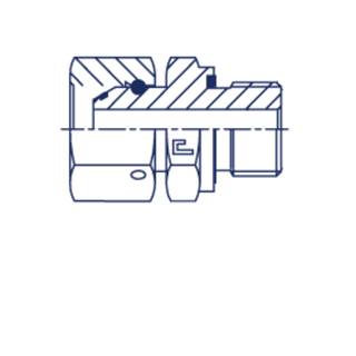 Штуцер FNE BSP 1/2 - BSP 1/2