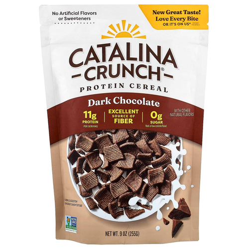 Catalina Crunch, Keto Friendly Cereal, темный шоколад, 255 г (9 унций)