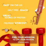 Mission Meats, Beef Sticks, Jalapeno Pepper, 1 oz (28 g)