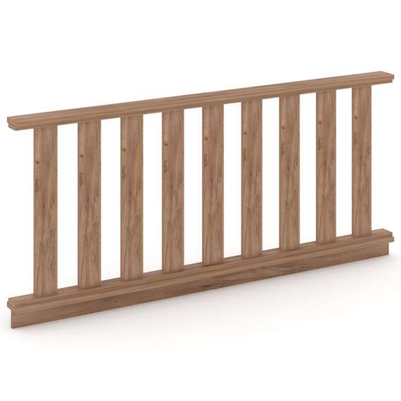 Kodex Барьер для зала суда KD.BZ-19 Дуб Табак 1900*100*850