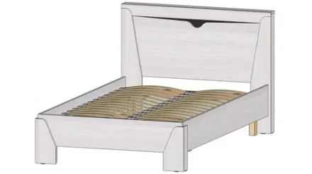 Регина Кровать 1200 Анкор светлый