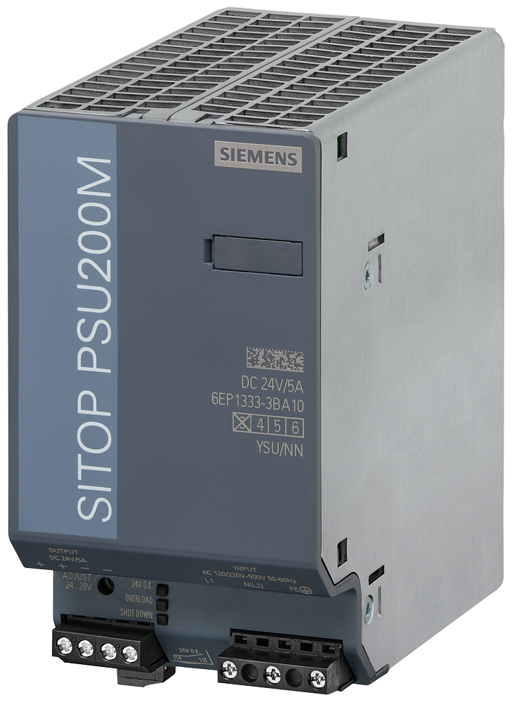 SITOP PSU200m 5 a регулируемый блок электропитания, SIEMENS 6EP1333-3BA10