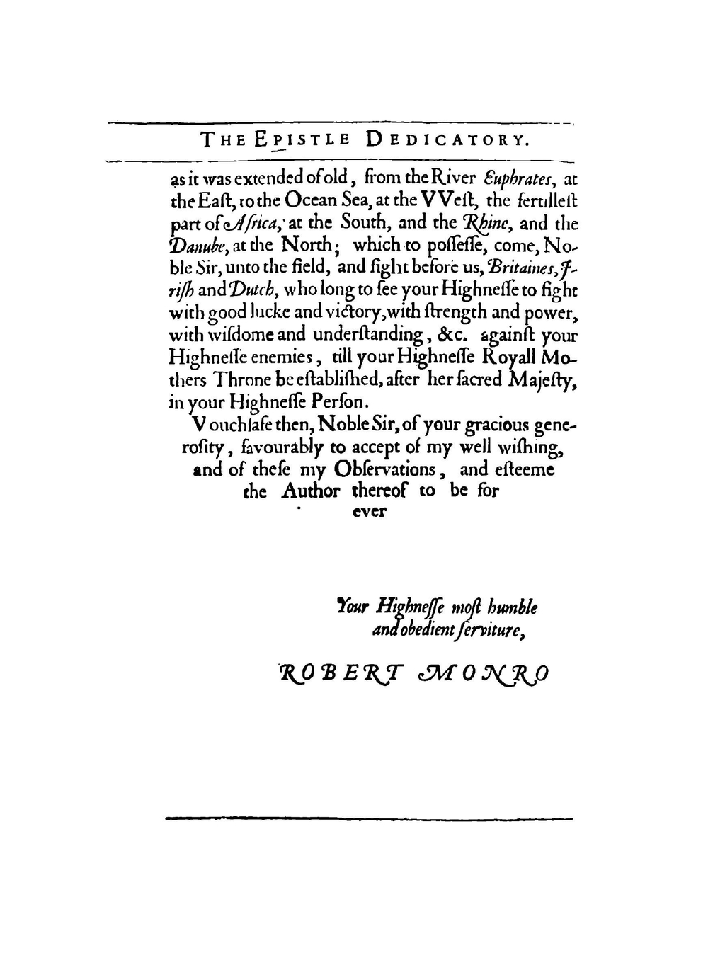 Monro, His expedition with the worthy Scots regiment (called Mac-Keyes-regiment) levied in August 1626 | Robert Monro