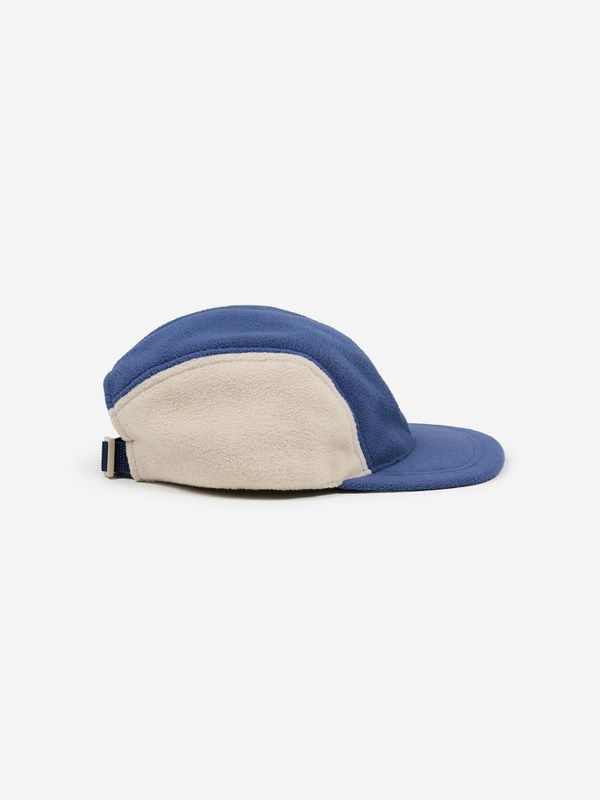 Кепка 5panel fleece navy/beige - фото 3
