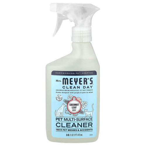 Mrs. Meyers Clean Day, Pet Multi-Surface Cleaner, листья кокоса, 473 мл (16 жидк. Унций)