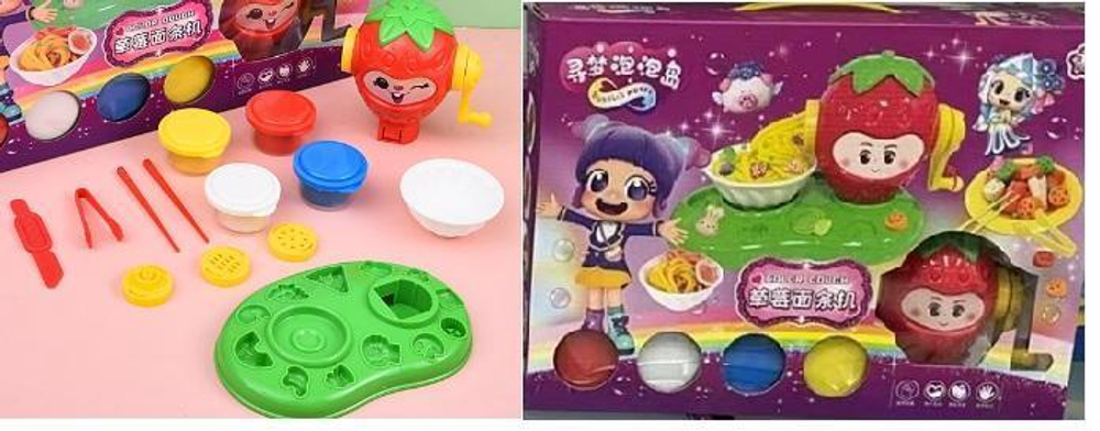 Набор тесто для лепки лапша, C-42190