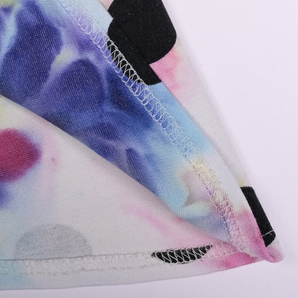 Юбка с паттерном в точку и запоминающимся tie-dye окрашиванием от Otium Atelier, S