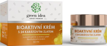 Green Idea  Bioactive cream with 24 carat gold - роскошный уход за зрелой кожей /   50  ml  / GTIN 8595643605610