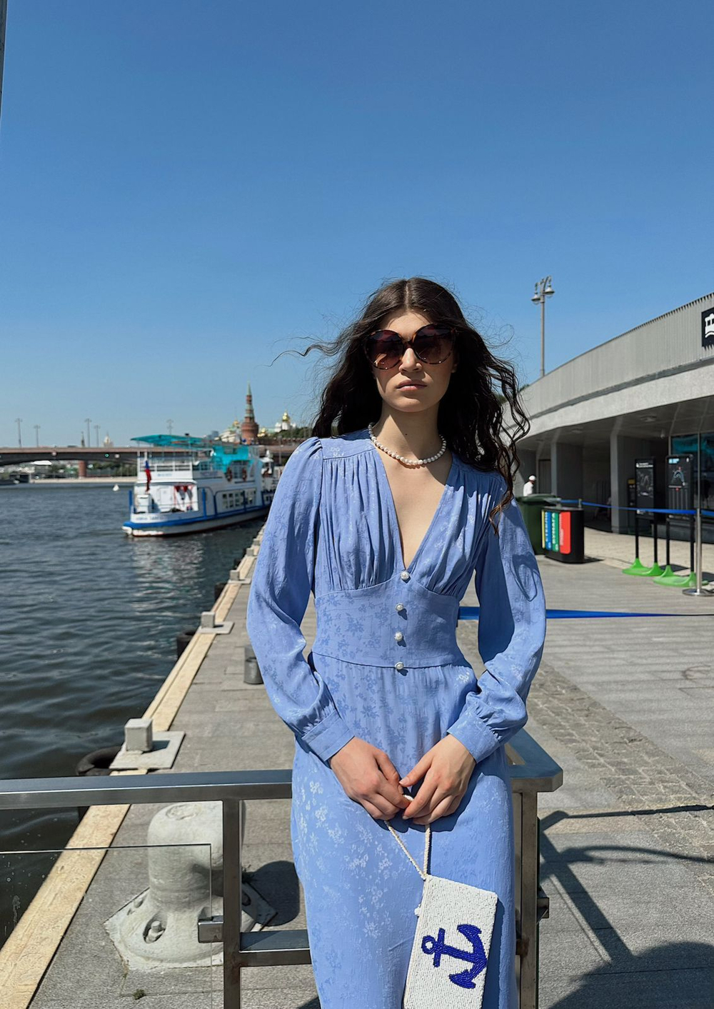 Платье «Ольга», голубой