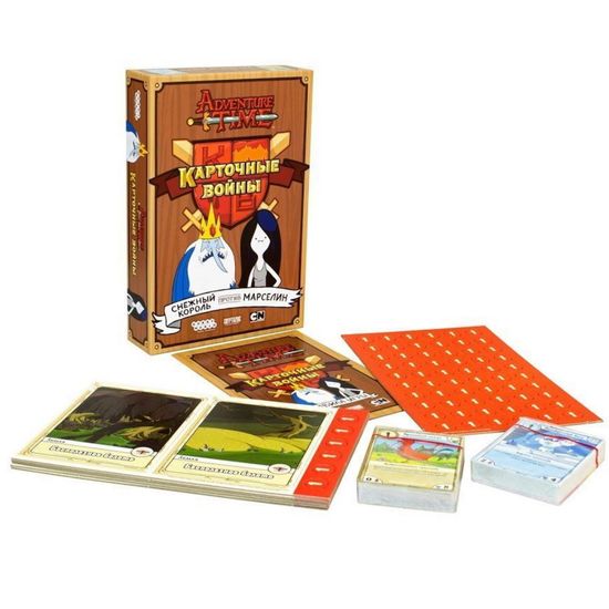 Настольная игра: Время приключений. Карточные войны: Снежный король против Марселин