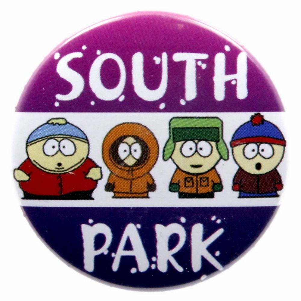 Значок South Park ( Фиолетовый фон )