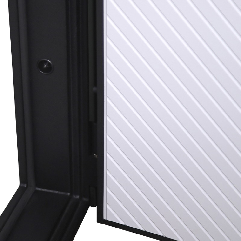 Стальная дверь "Гавана" (биометрический замок). Заказная модель.