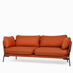 Диван Sussex 210 см, оранжевый