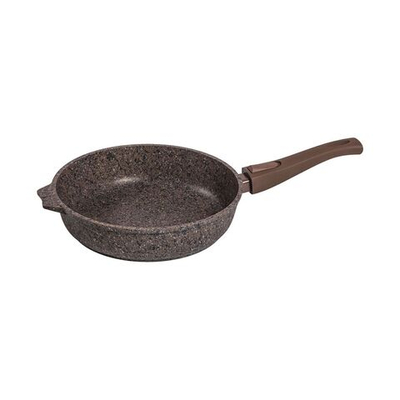 Сковорода алюминий, 22 см, антиприг, Мечта, Премиум, мокко, 022902, съем руч