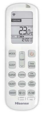 Сплит-система кондиционер инверторный Hisense Lux Design Super AS-10UW4RVETS00