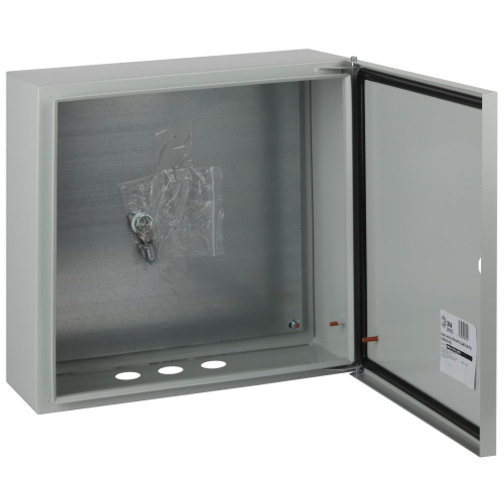 Корпус металлический ЭРА SIMPLE ЩМПг-05 (400x400x175) IP54 У2 серый | Корпуса металлические с монтажной панелью