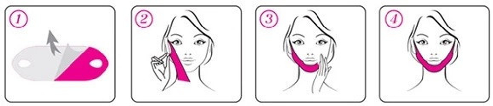 Purederm Lovely Design Miracle Shape-Up Mask маска-бандаж для подбородка