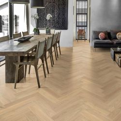 Инженерная доска Kahrs Дуб AB, Дымчатое белое масло Dim White oil