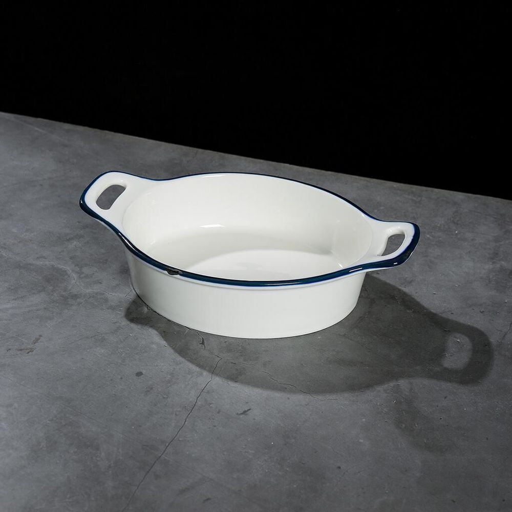 Блюдо овальное 25*16,1 см h5,5 см 880 мл с ручками   P.L. Proff Cuisine [2]