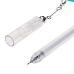 Ручка гелевая "Леденец" 0,5мм, синяя, с игрушкой, 4 вида микс (Комплект 40шт.)